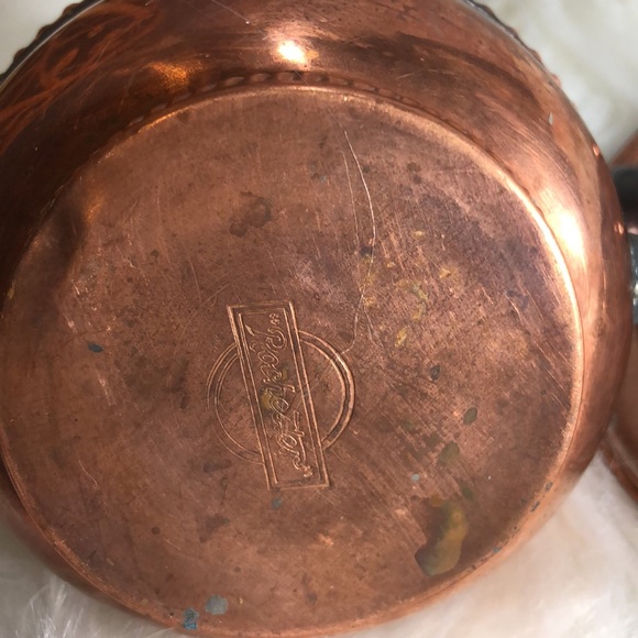 Rochester vintage copper and pewter tea kettle - Picture 4 of 5